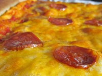 Misture o queijo Pizza Pan