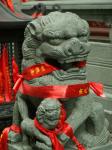Kinesiska lejon statyer