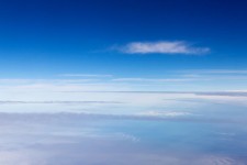 Chmury z samolotu