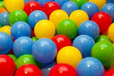 Kleurrijke spel ballen