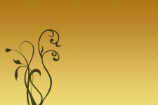 Golden Background With Swirls