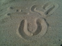 Jag älskar dig Sand Art
