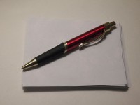Ручка и бумага