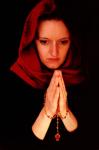 Kobieta modląc