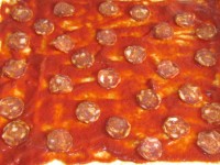 Preparación de pizza