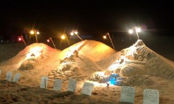 Art. nisip pe timp de noapte