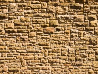 La texture du mur de grès