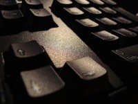 Schwarze Tastatur, black keyboard