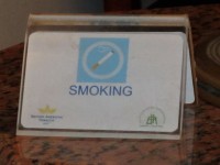 Placa de Proibido Fumar