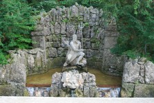 Statue Of Neptune At Hellbrunn