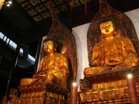 Statyer på Jade Buddha Temple