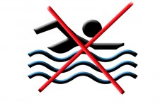 A natação é proibida