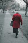 The Old Lady In A Red Coat