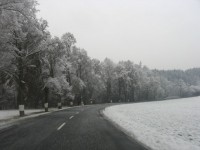 Invierno carretera