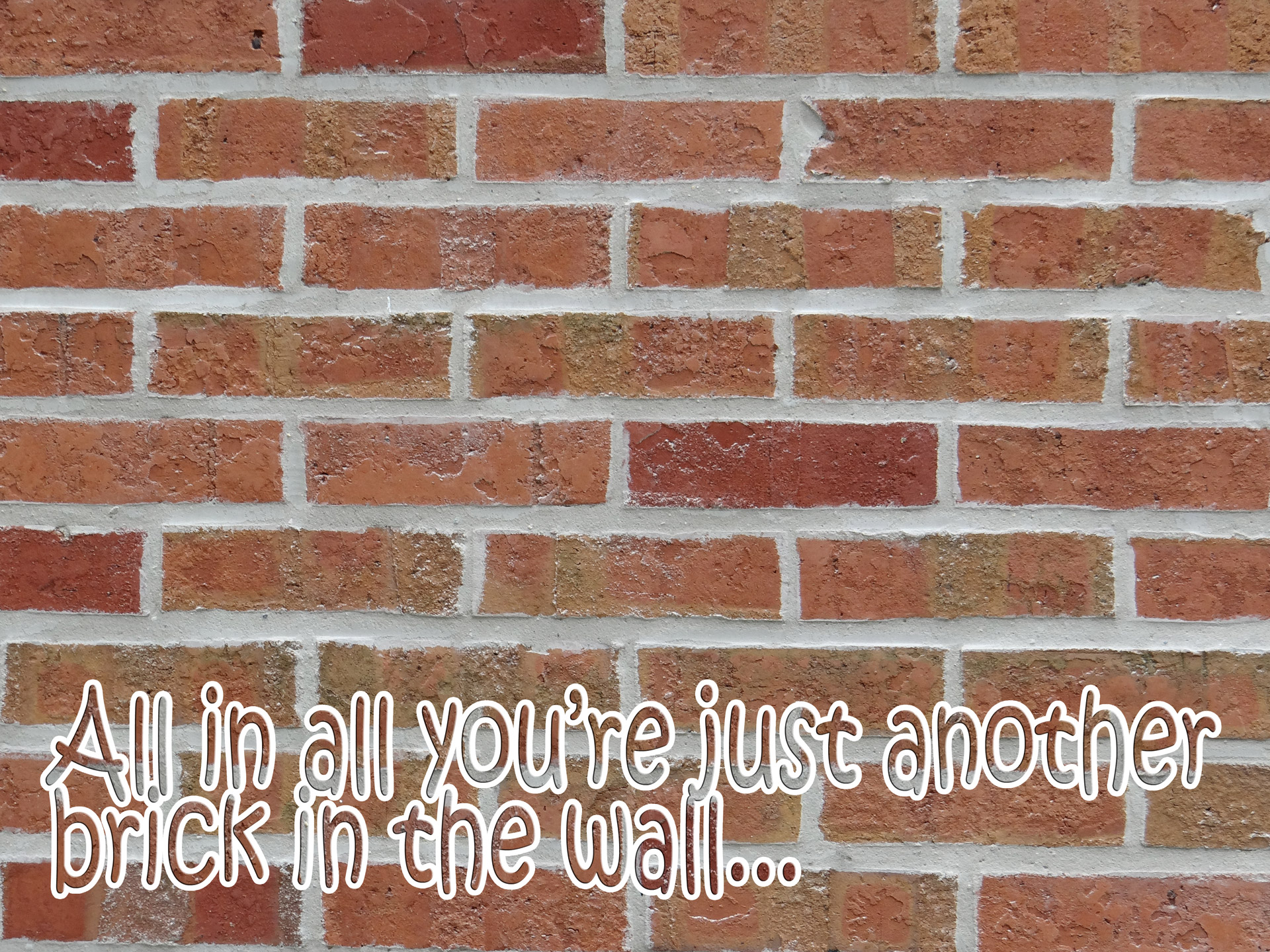 Another Brick In The Wall Free Stock Photo Public Domain Pictures