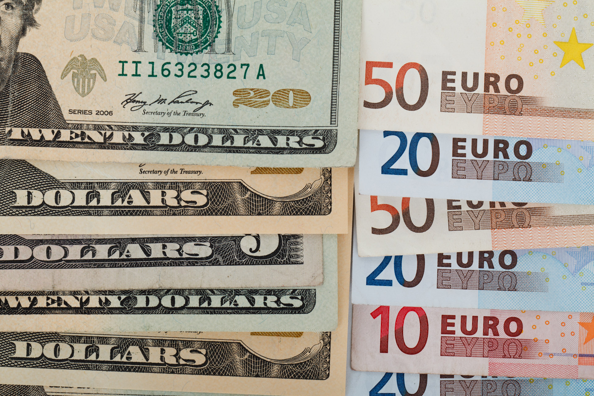 Dollars And Euros Free Stock Photo - Public Domain Pictures