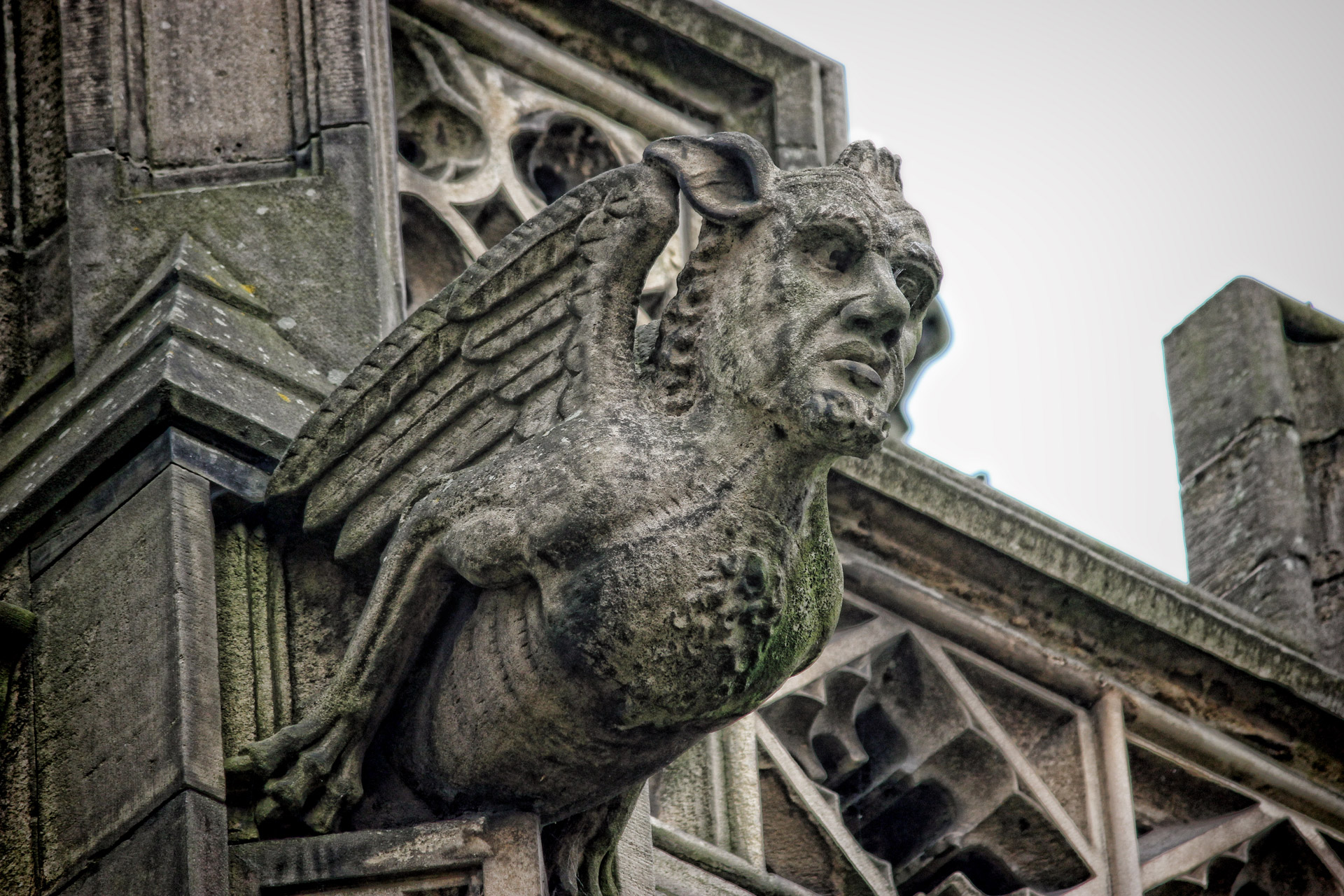 マンチェスター大聖堂のガーゴイル 無料画像 Public Domain Pictures
