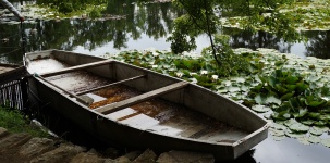 Abandoned Row Boat