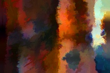 Lavado de color abstracto