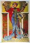Cartaz francês do vintage da bicicleta