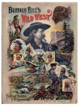 Cartel del vintage de Buffalo Bill