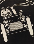 Illustration vintage de voiture
