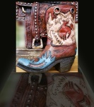 Cowboy Boots Reflective