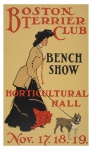 Kutyakiállítás Vintage poszter