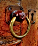 Door Handle In Brass