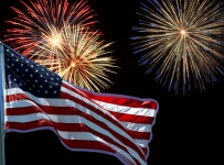 Steagul și focurile de artificii