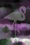 Flamingo Artistic Vertical Poster
