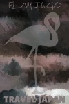 Flamingo Travel Poster Japonia