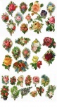 Květinové viktoriánské Die Cut zápisky