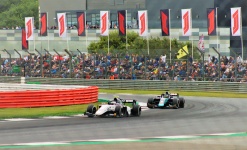 Formule 2 racen op Silverstone