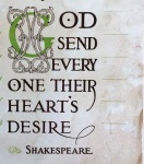 Deus envia citações de Shakespeare