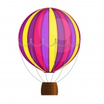 Horkovzdušný balón Clipart