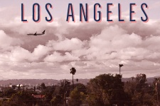 Poster di viaggio di Los Angeles
