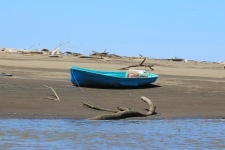 Barca bassa marea