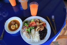 Almuerzo en Costa Rica