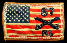 Vecchia patch bandiera americana