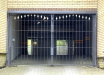 Private Building Car Park Entrance