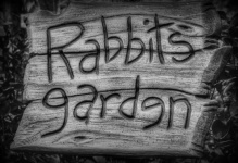 Rabbits Garden Sign