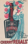 Regals Cherry Brandy Art Deco Girl