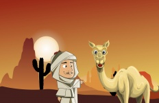 Safari in desert