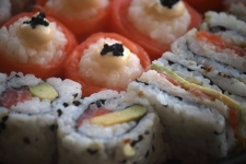 Varied Sushi Items