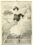Kvinna Tennis Vintage