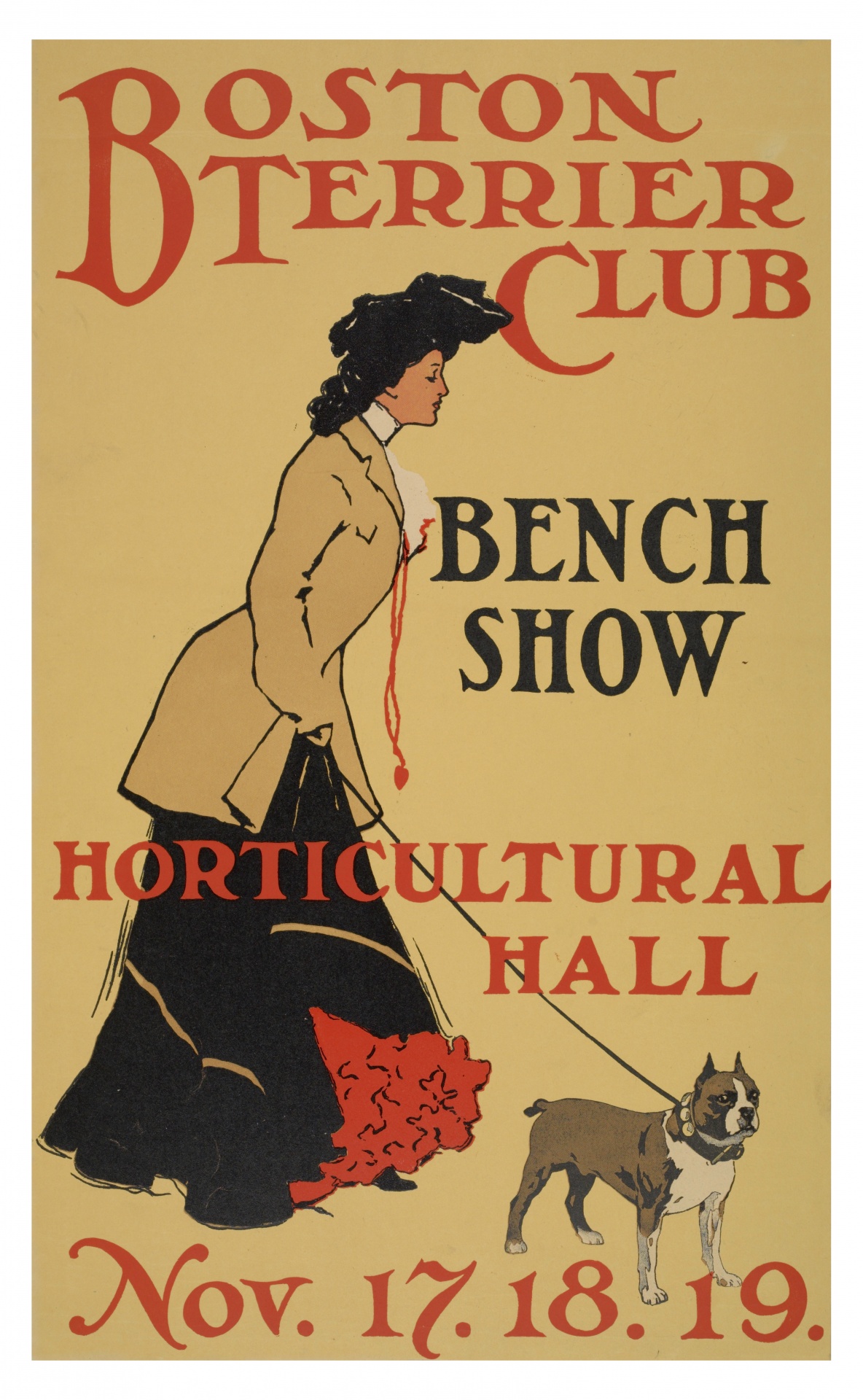 Dog Show Vintage Plakát