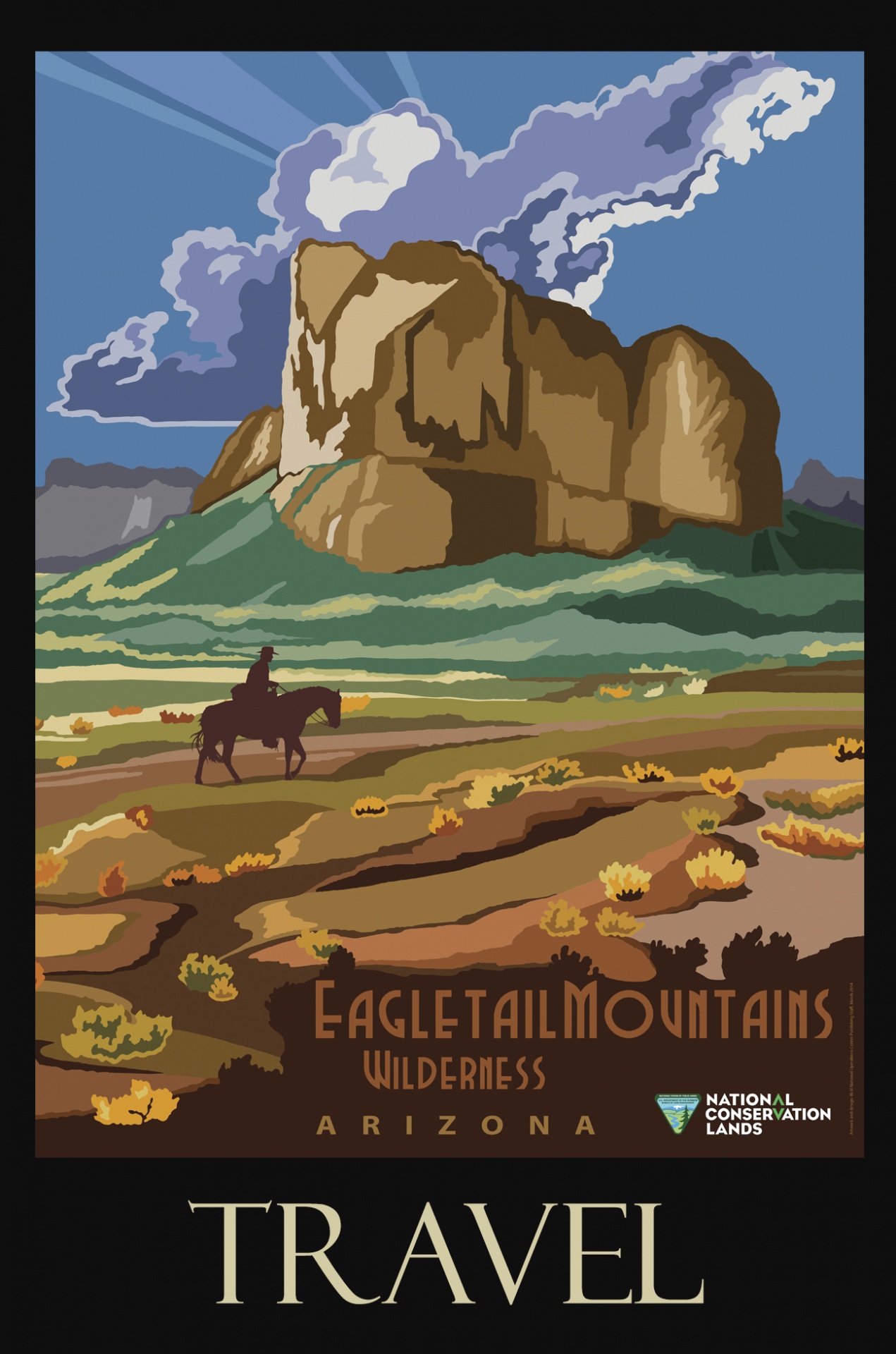 Урожай Аризона Путешествия Плакат