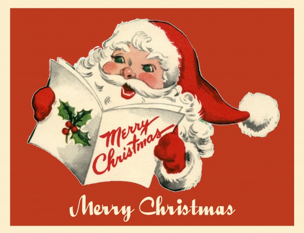 Cartão de Natal Papai Noel Foto stock gratuita - Public Domain Pictures