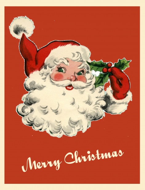 Christmas Card Santa Claus Free Stock Photo - Public Domain Pictures